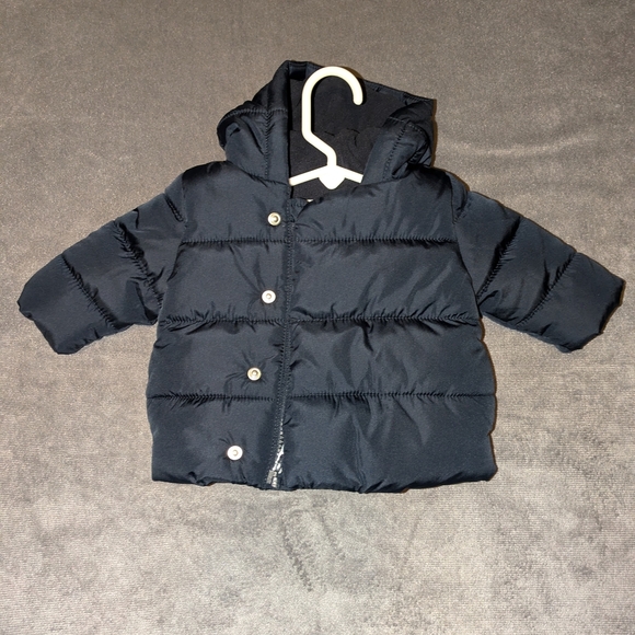 Old Navy Blue Puffer Jacket | Water-Resistant & Cozy - Picture 5 of 5